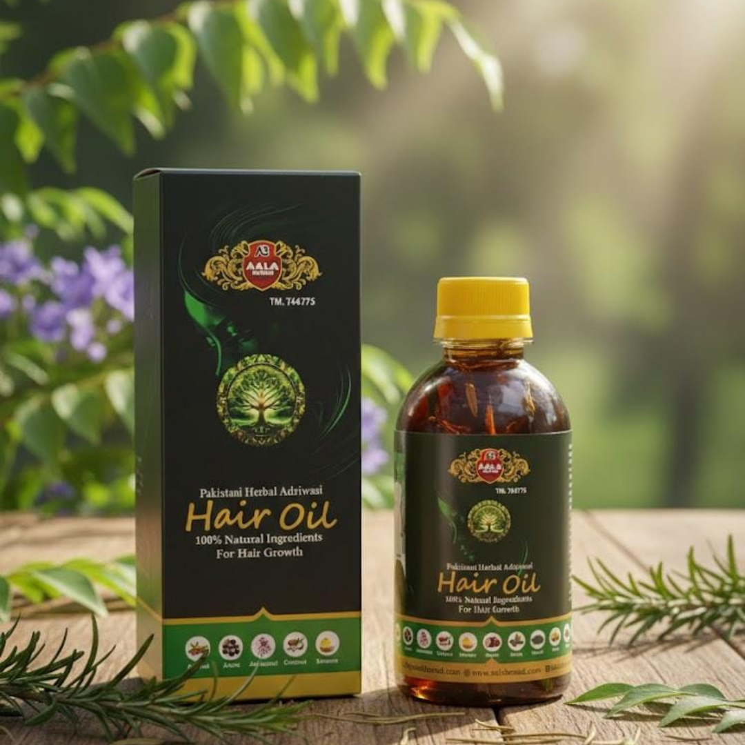 Aala Brand Traditional Adiwasi Herbal Hair Oil – Natural Hair Growth ❤️