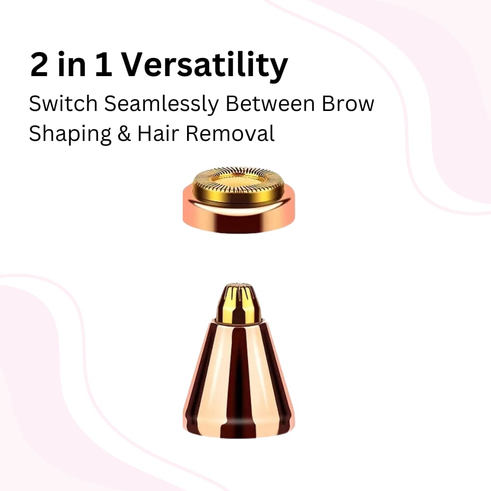 2 in 1 Facial Hair Remover & Eyebrow Trimmer ❤️