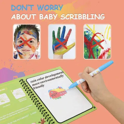 Magic Water  Coloring Book | Buy 1 Get 1 FREE ❤️🎁